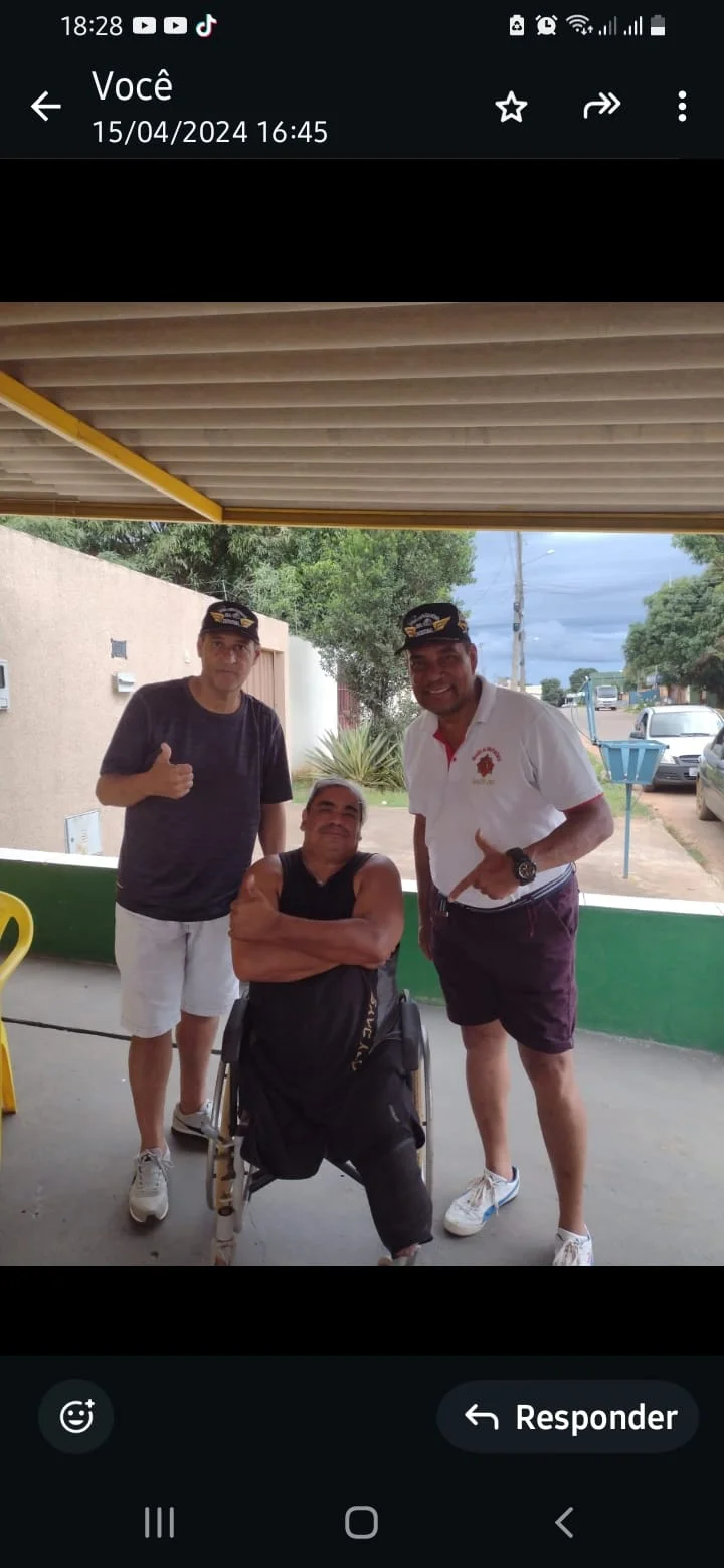 Doação de cadeira de rodas — inclusão social