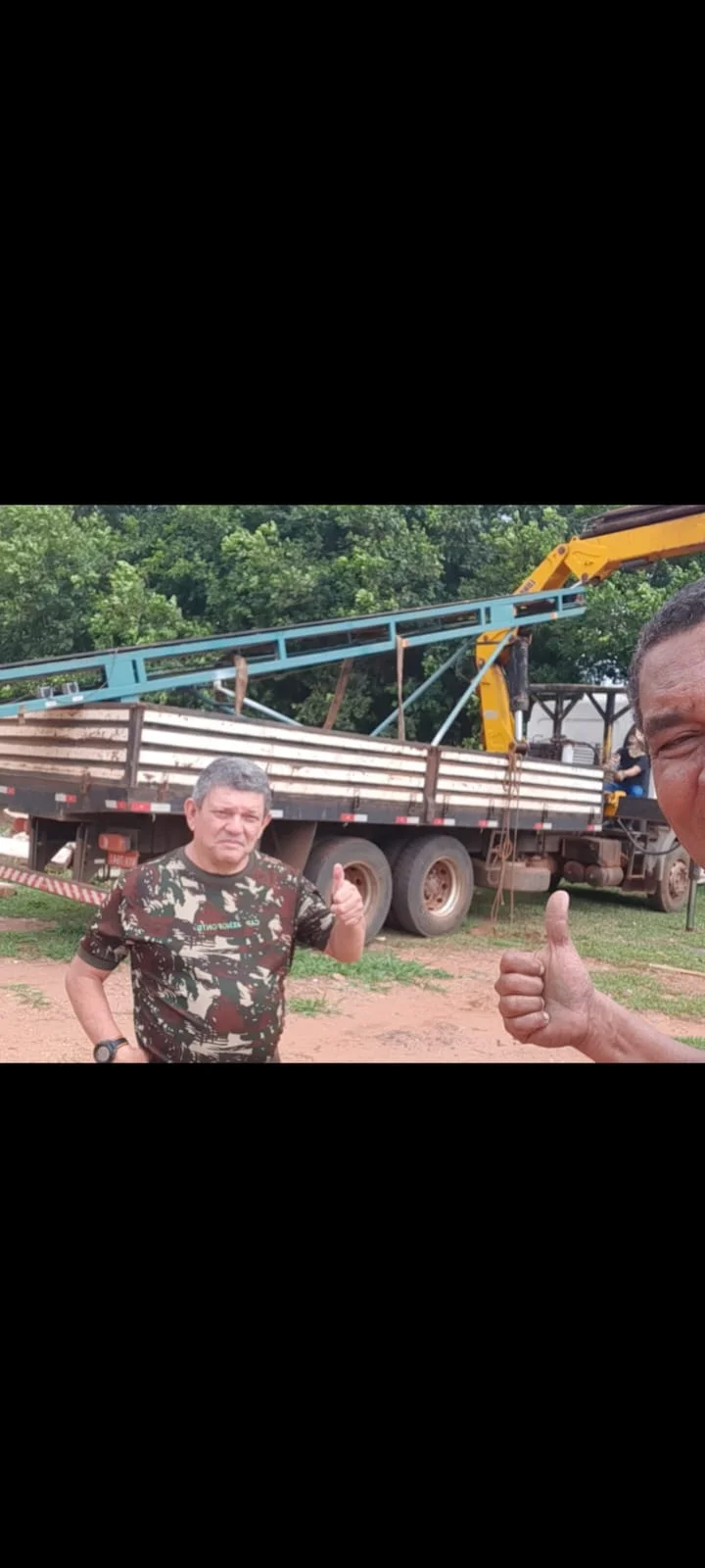 Recebimento da esteira de produção